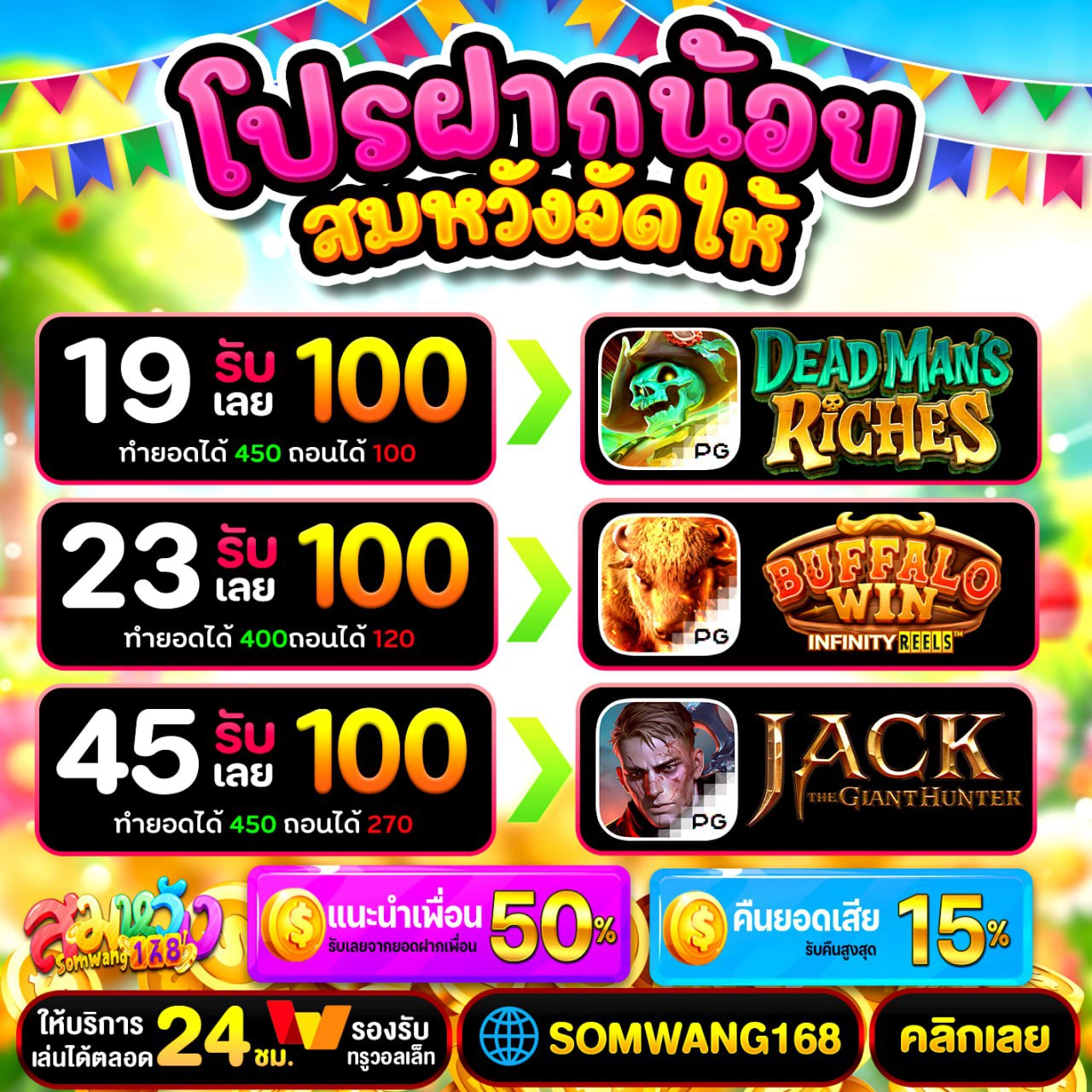 จุดเด่นของโปร 19รับ100 ทํา400ถอน200 วอเลท